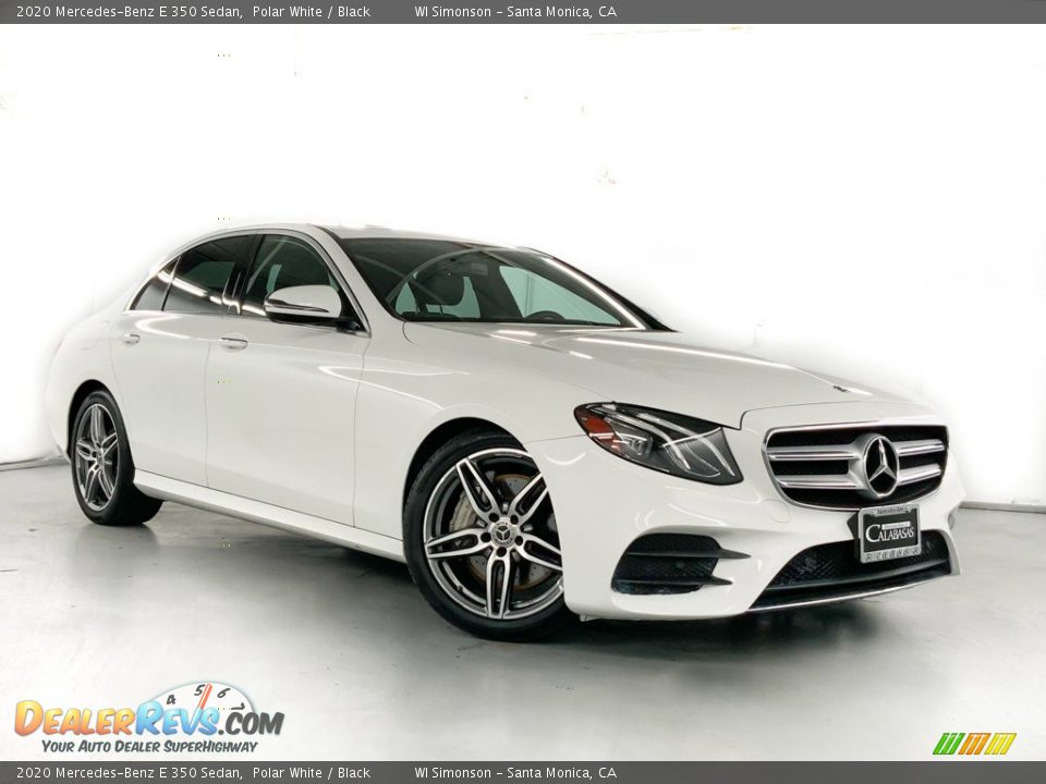 2020 Mercedes-Benz E 350 Sedan Polar White / Black Photo #2