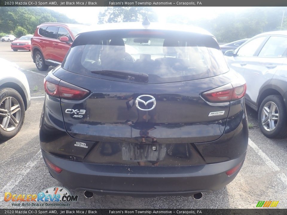 2020 Mazda CX-3 Sport AWD Jet Black Mica / Black Photo #3