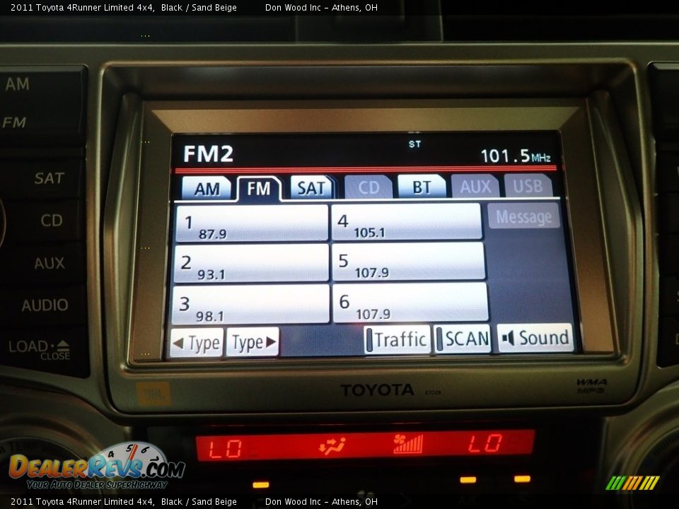 2011 Toyota 4Runner Limited 4x4 Black / Sand Beige Photo #3