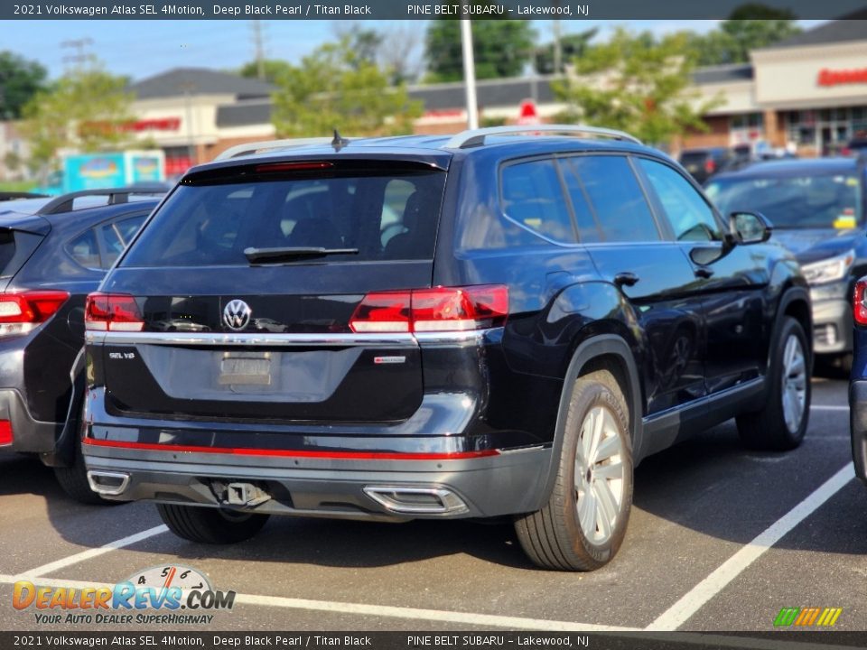 2021 Volkswagen Atlas SEL 4Motion Deep Black Pearl / Titan Black Photo #3