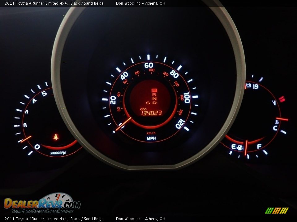 2011 Toyota 4Runner Limited 4x4 Black / Sand Beige Photo #4