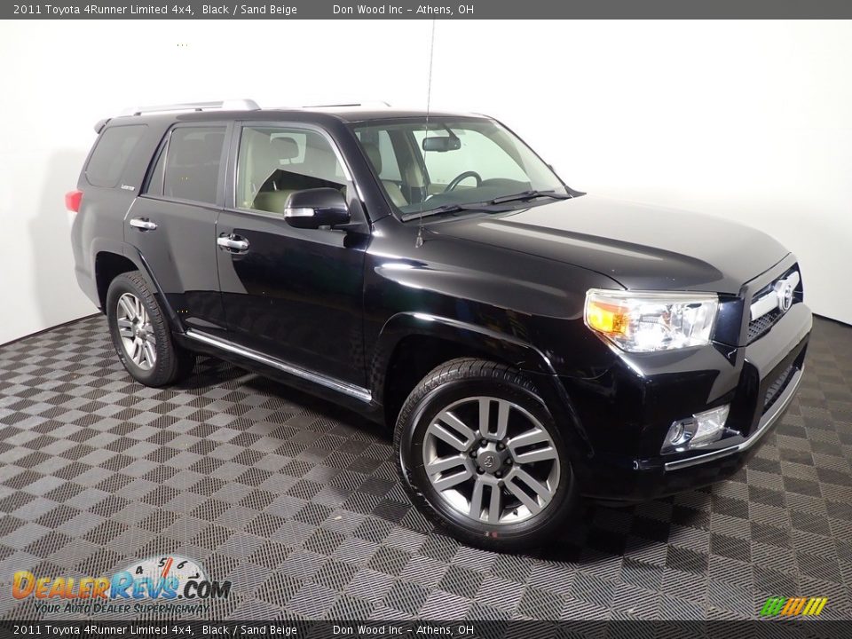 2011 Toyota 4Runner Limited 4x4 Black / Sand Beige Photo #7