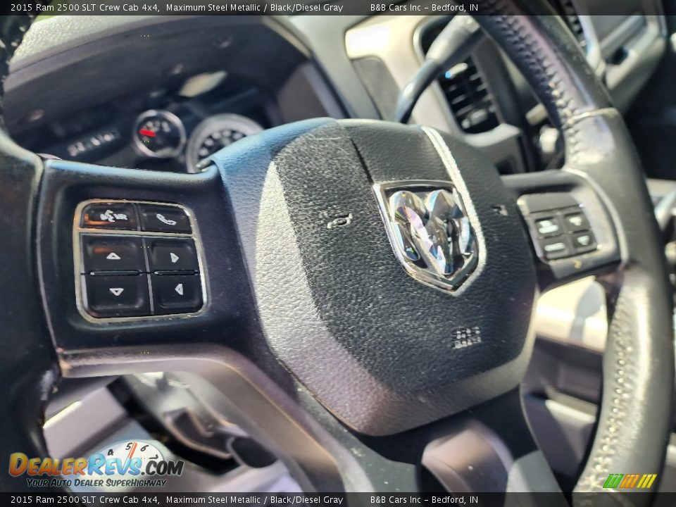 2015 Ram 2500 SLT Crew Cab 4x4 Steering Wheel Photo #11