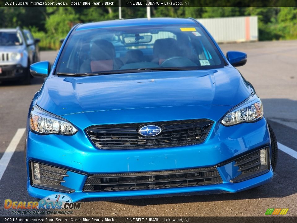 2021 Subaru Impreza Sport Sedan Ocean Blue Pearl / Black Photo #2