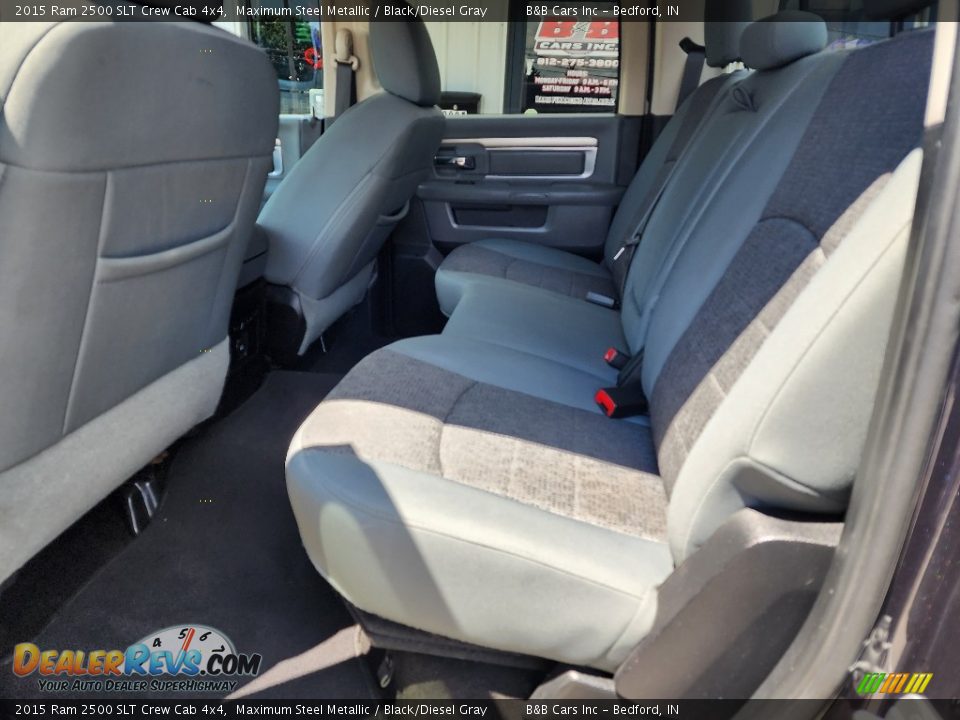 Rear Seat of 2015 Ram 2500 SLT Crew Cab 4x4 Photo #20