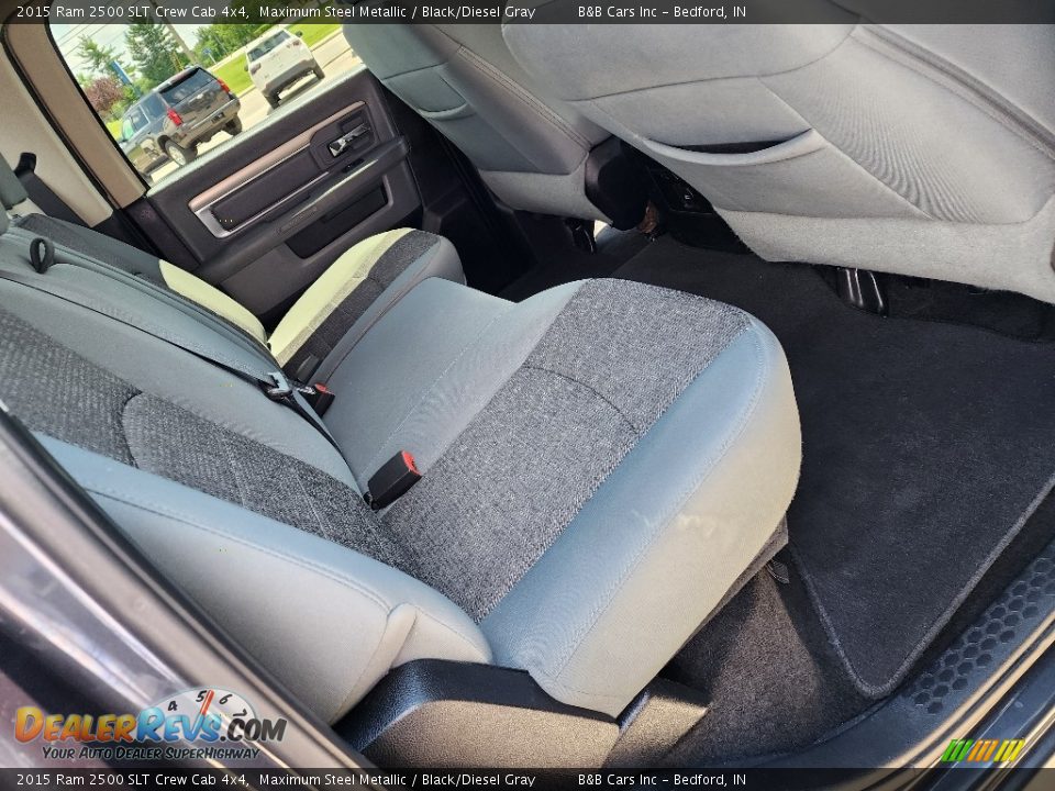 Rear Seat of 2015 Ram 2500 SLT Crew Cab 4x4 Photo #21