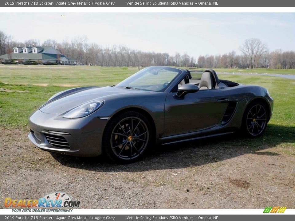 2019 Porsche 718 Boxster Agate Grey Metallic / Agate Grey Photo #3