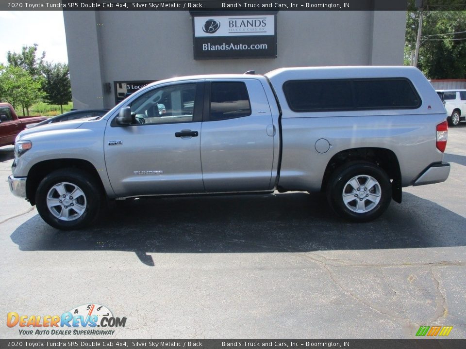 2020 Toyota Tundra SR5 Double Cab 4x4 Silver Sky Metallic / Black Photo #1