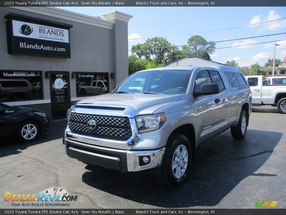 2020 Toyota Tundra SR5 Double Cab 4x4 Silver Sky Metallic / Black Photo #2