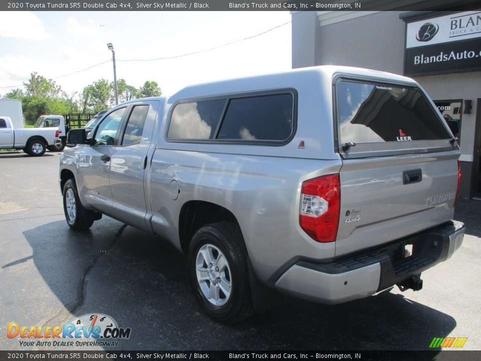 2020 Toyota Tundra SR5 Double Cab 4x4 Silver Sky Metallic / Black Photo #3