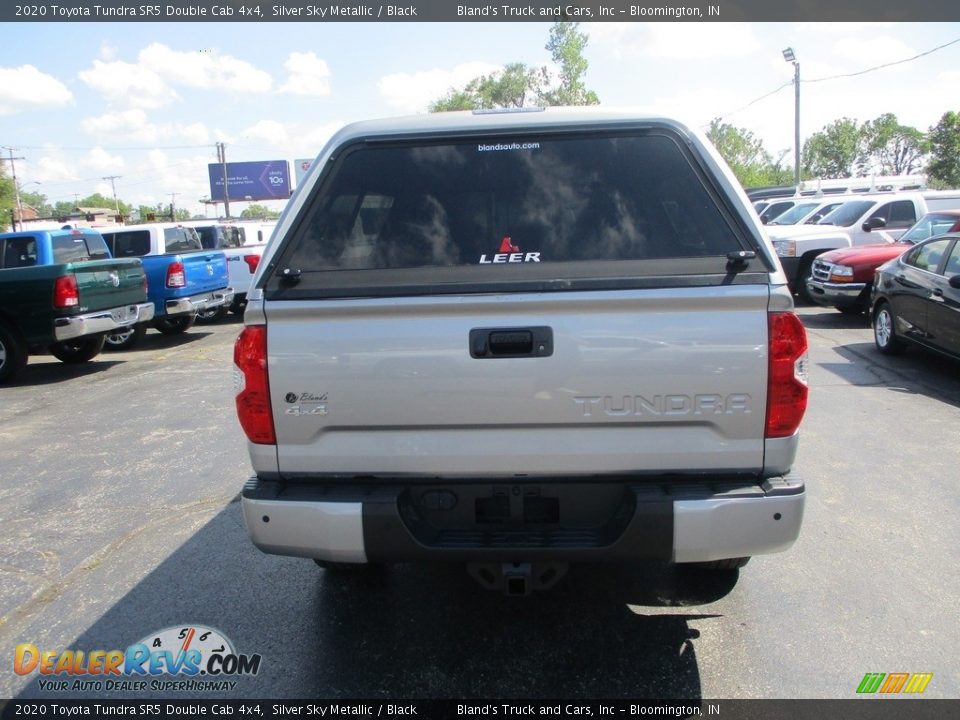 2020 Toyota Tundra SR5 Double Cab 4x4 Silver Sky Metallic / Black Photo #4