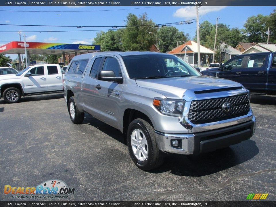 2020 Toyota Tundra SR5 Double Cab 4x4 Silver Sky Metallic / Black Photo #6