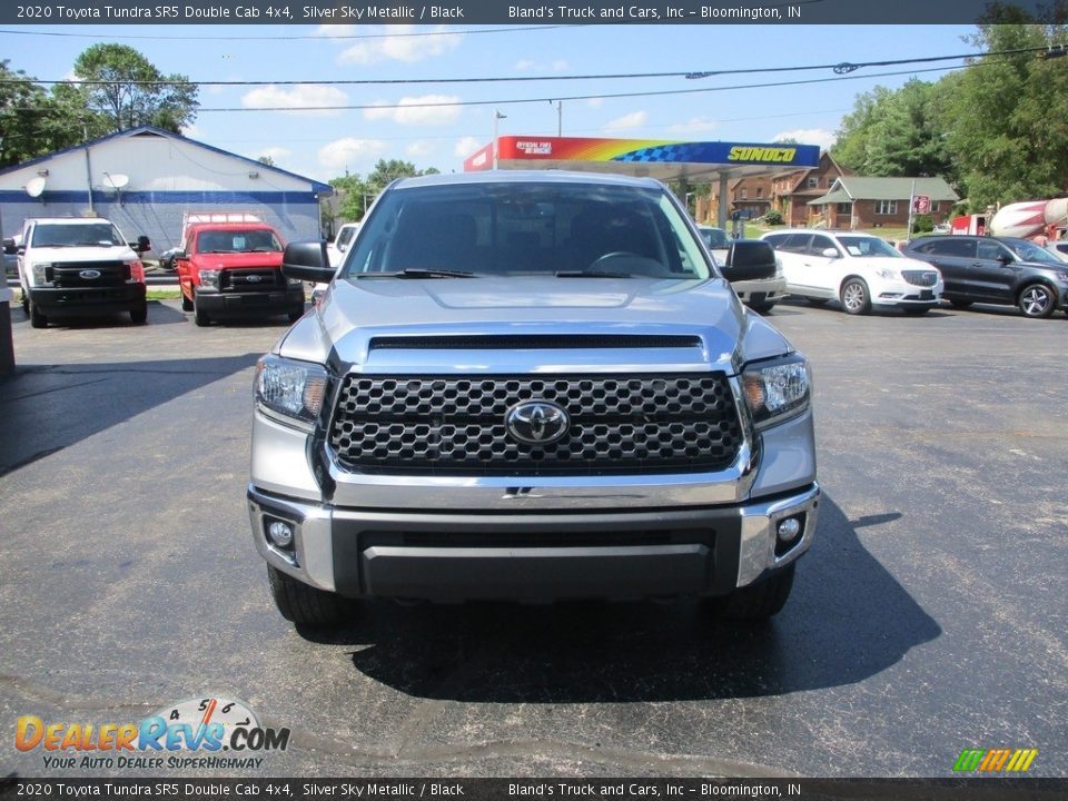 2020 Toyota Tundra SR5 Double Cab 4x4 Silver Sky Metallic / Black Photo #7