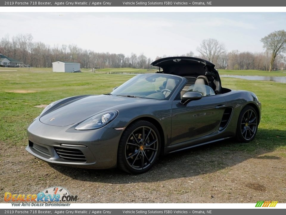 2019 Porsche 718 Boxster Agate Grey Metallic / Agate Grey Photo #11