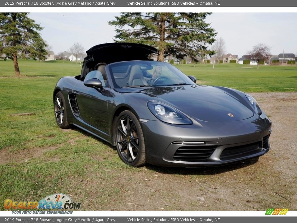 2019 Porsche 718 Boxster Agate Grey Metallic / Agate Grey Photo #12