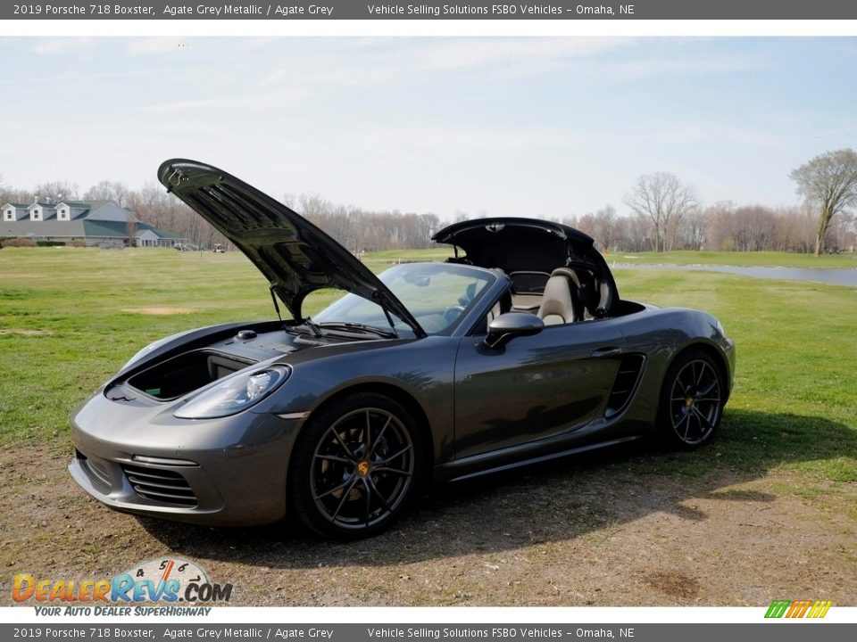 2019 Porsche 718 Boxster Agate Grey Metallic / Agate Grey Photo #16