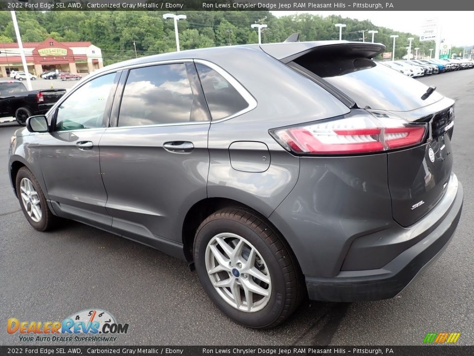 2022 Ford Edge SEL AWD Carbonized Gray Metallic / Ebony Photo #3