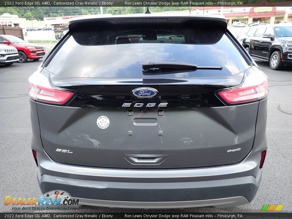 2022 Ford Edge SEL AWD Carbonized Gray Metallic / Ebony Photo #4