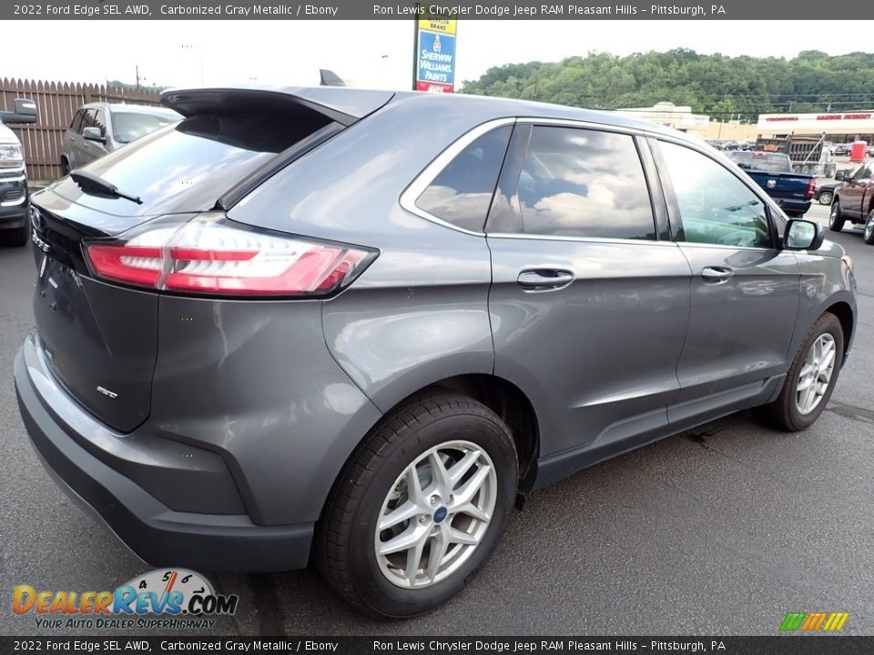 2022 Ford Edge SEL AWD Carbonized Gray Metallic / Ebony Photo #6