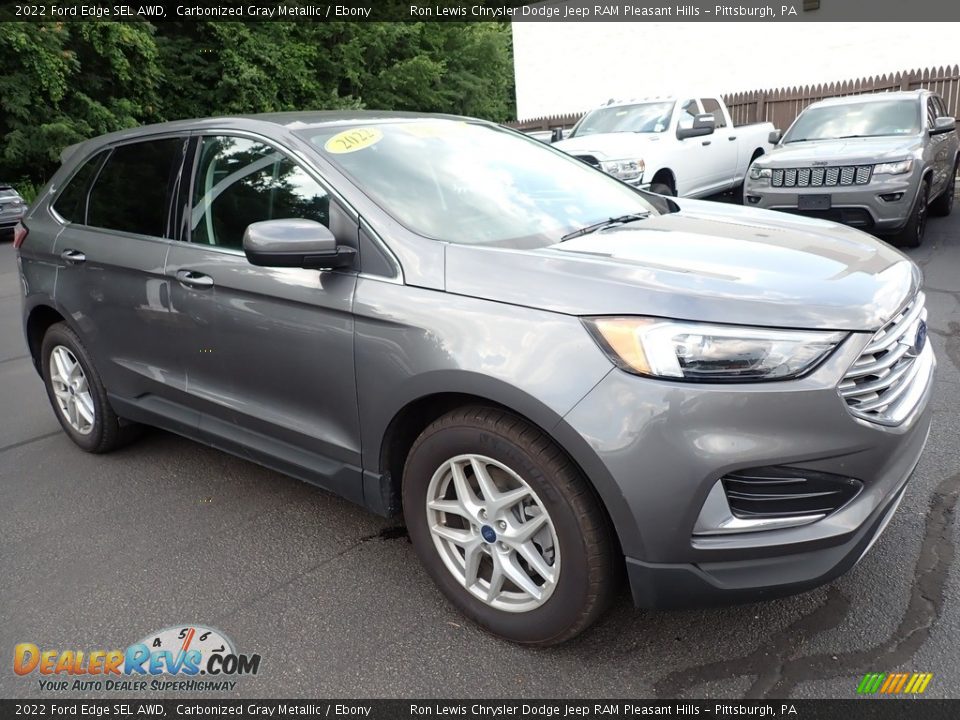 Front 3/4 View of 2022 Ford Edge SEL AWD Photo #8