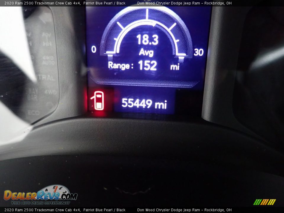 2020 Ram 2500 Tradesman Crew Cab 4x4 Patriot Blue Pearl / Black Photo #33