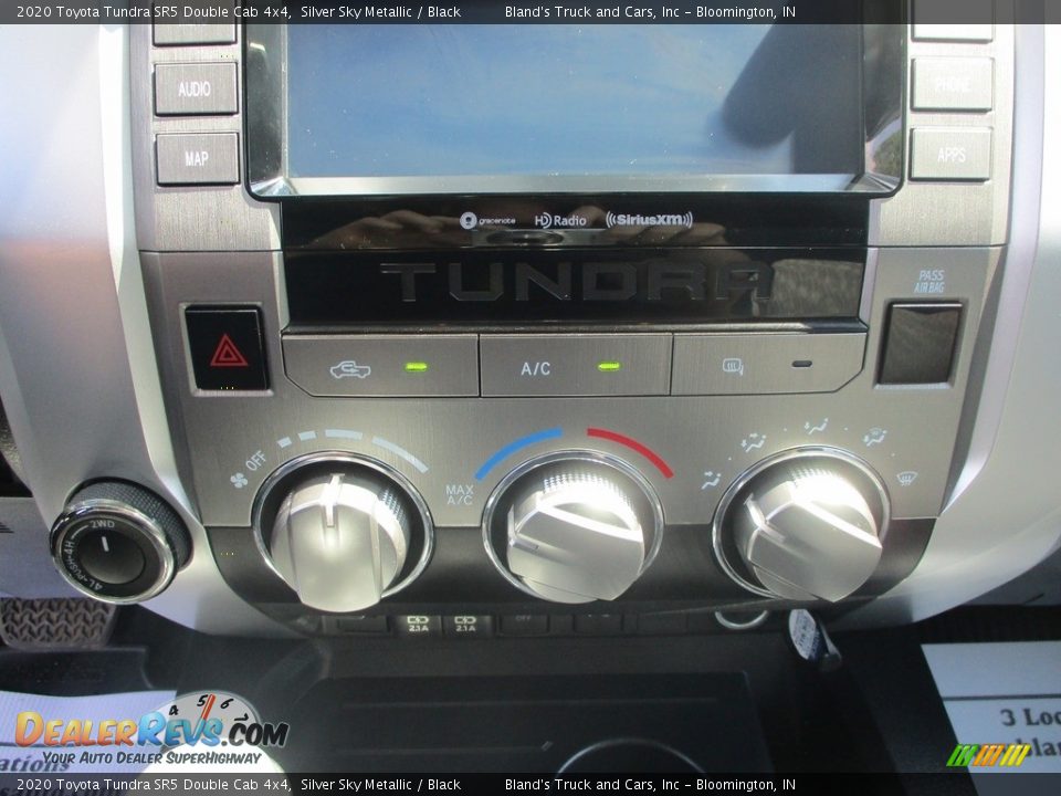 2020 Toyota Tundra SR5 Double Cab 4x4 Silver Sky Metallic / Black Photo #28