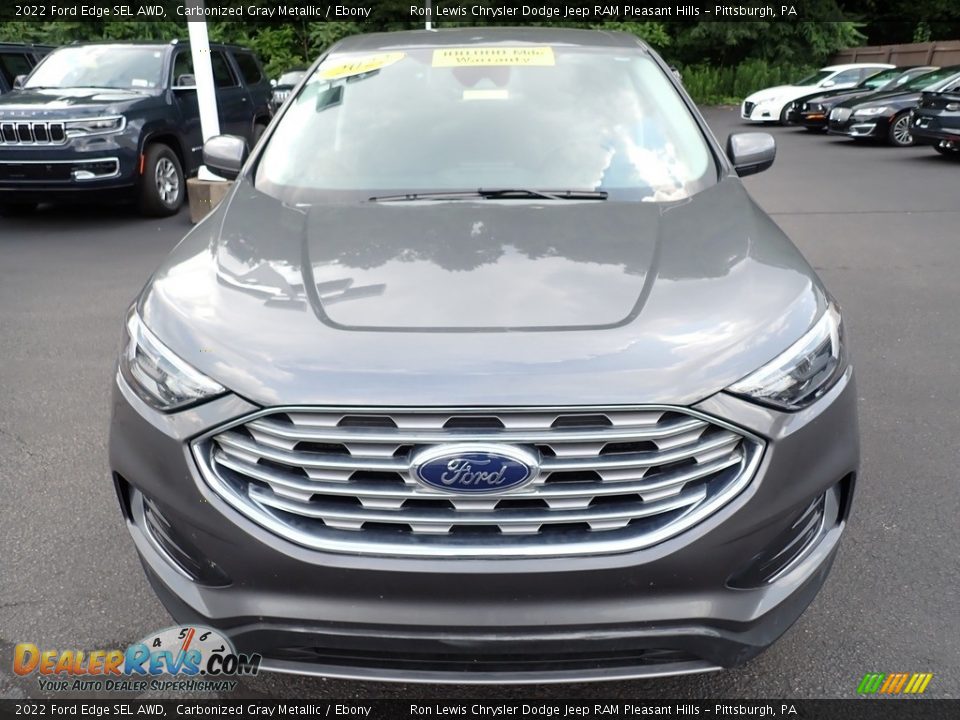 2022 Ford Edge SEL AWD Carbonized Gray Metallic / Ebony Photo #9