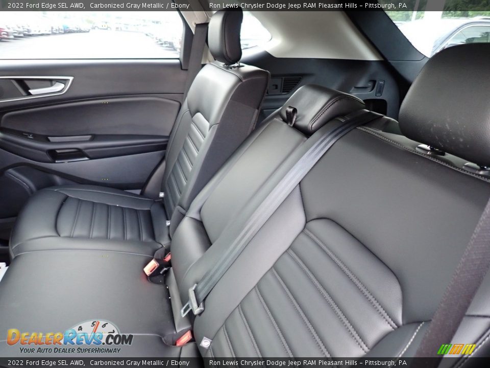 Rear Seat of 2022 Ford Edge SEL AWD Photo #12