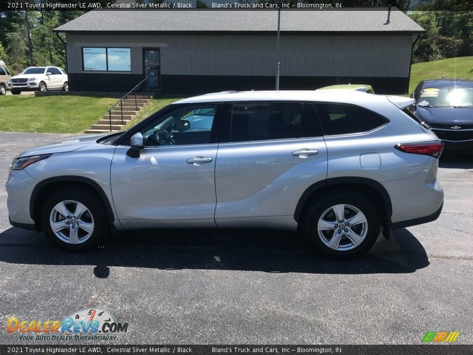 Celestial Silver Metallic 2021 Toyota Highlander LE AWD Photo #1