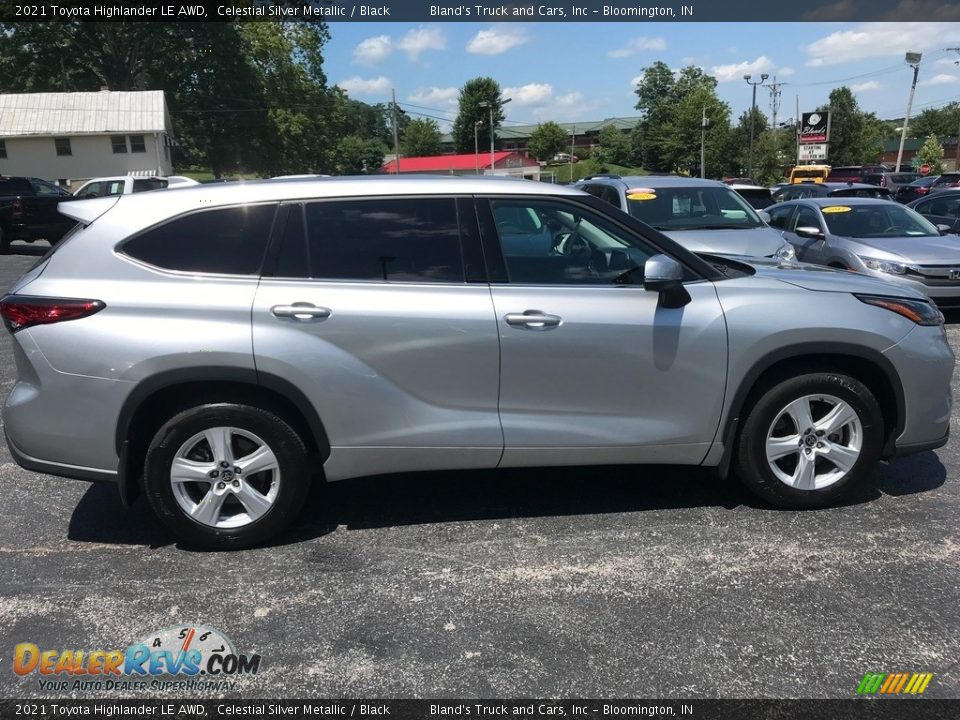 2021 Toyota Highlander LE AWD Celestial Silver Metallic / Black Photo #5