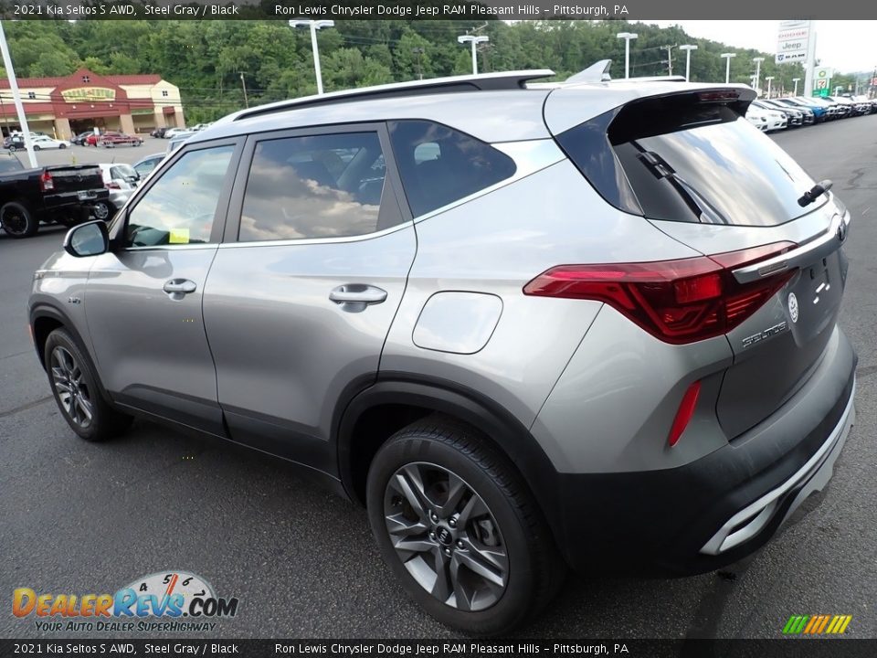 2021 Kia Seltos S AWD Steel Gray / Black Photo #3