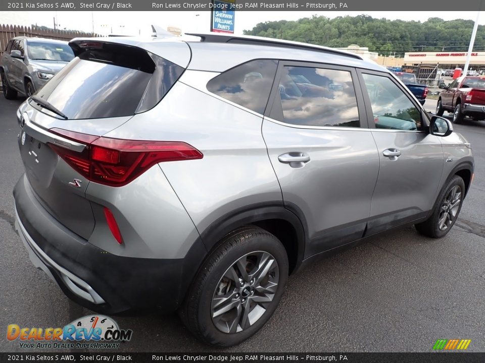2021 Kia Seltos S AWD Steel Gray / Black Photo #6