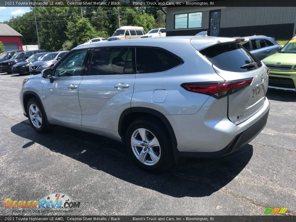 2021 Toyota Highlander LE AWD Celestial Silver Metallic / Black Photo #10