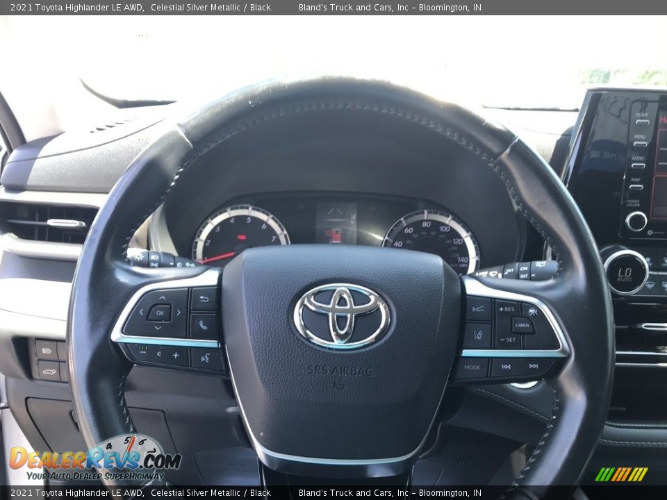 2021 Toyota Highlander LE AWD Steering Wheel Photo #18