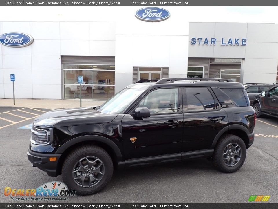 2023 Ford Bronco Sport Badlands 4x4 Shadow Black / Ebony/Roast Photo #1