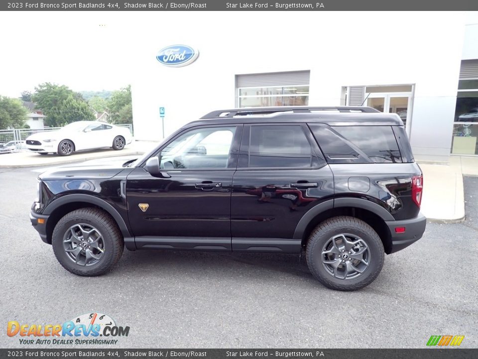 2023 Ford Bronco Sport Badlands 4x4 Shadow Black / Ebony/Roast Photo #2