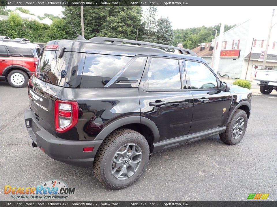 2023 Ford Bronco Sport Badlands 4x4 Shadow Black / Ebony/Roast Photo #5