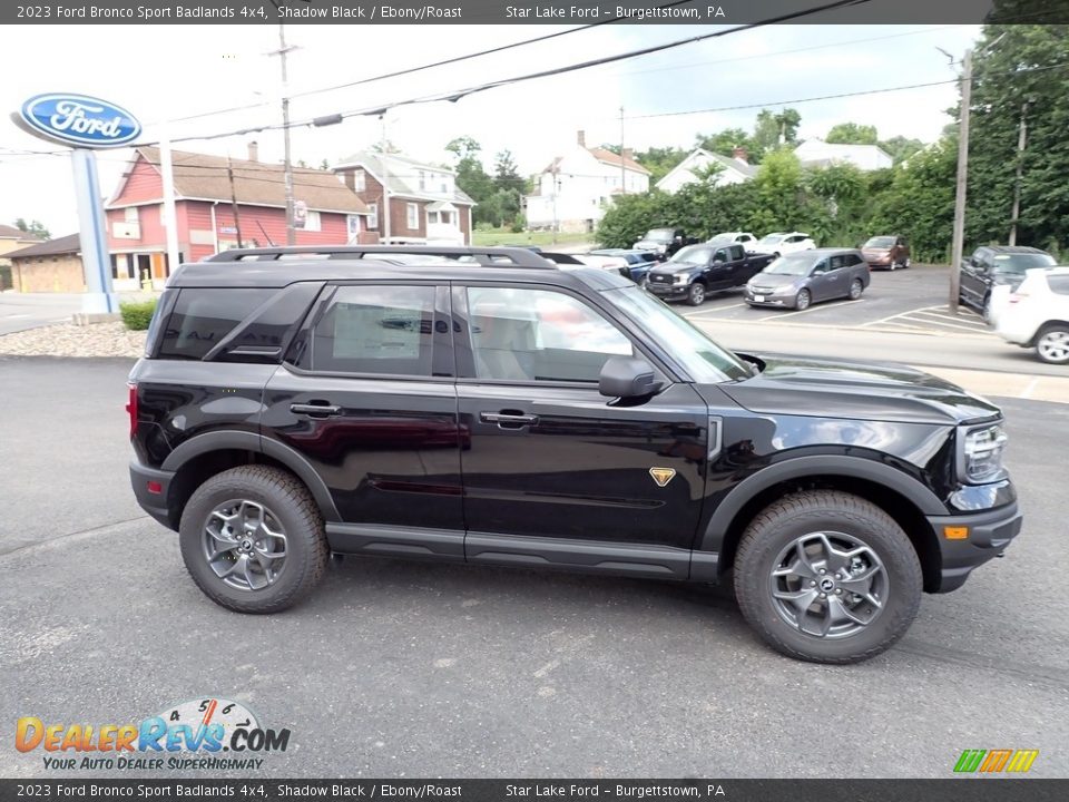 2023 Ford Bronco Sport Badlands 4x4 Shadow Black / Ebony/Roast Photo #6