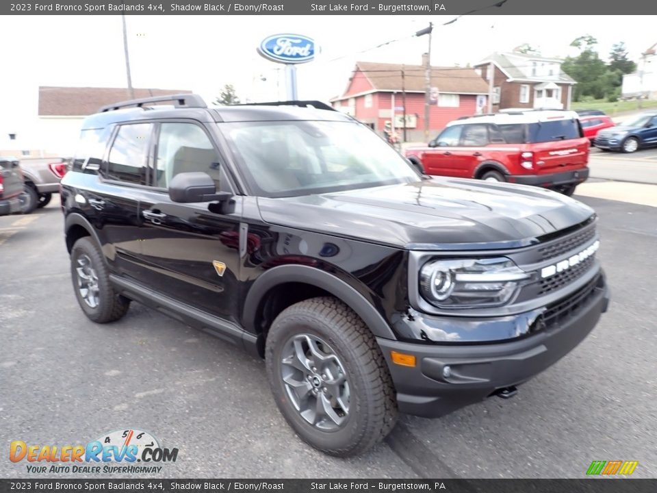 2023 Ford Bronco Sport Badlands 4x4 Shadow Black / Ebony/Roast Photo #7