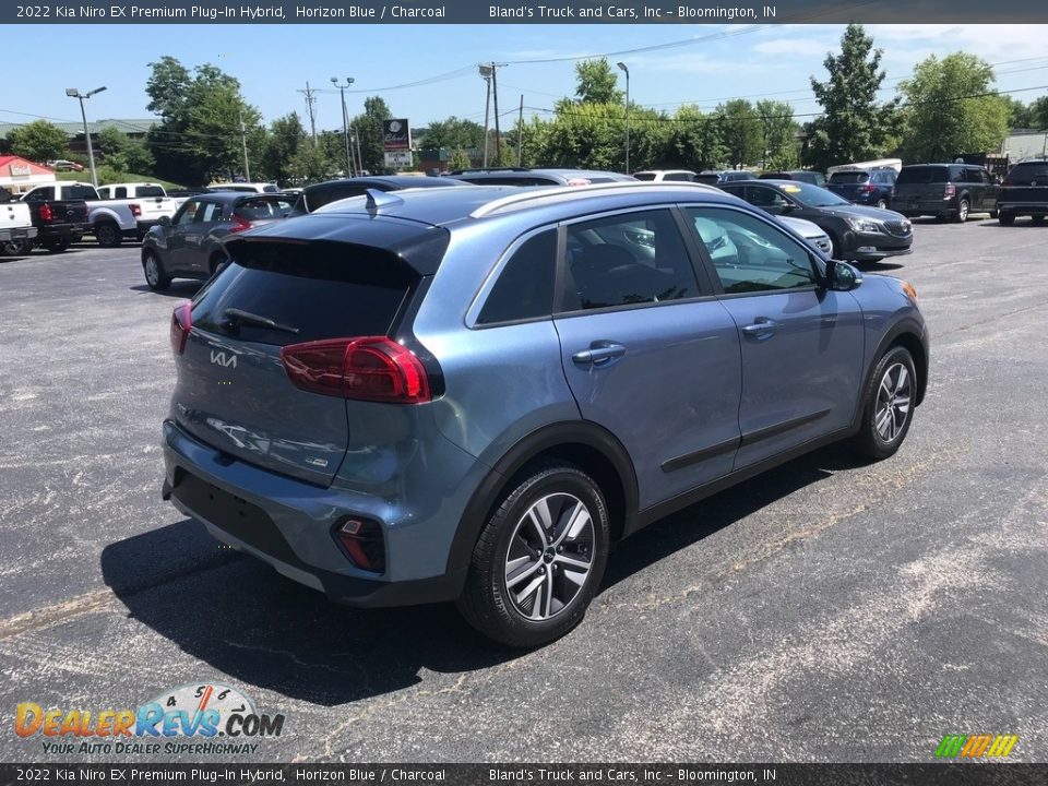 2022 Kia Niro EX Premium Plug-In Hybrid Horizon Blue / Charcoal Photo #7