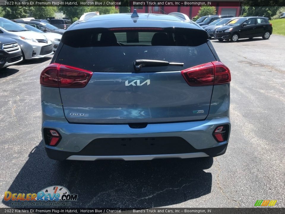 2022 Kia Niro EX Premium Plug-In Hybrid Horizon Blue / Charcoal Photo #8