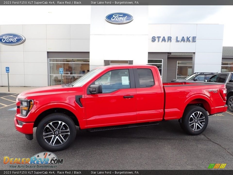 2023 Ford F150 XLT SuperCab 4x4 Race Red / Black Photo #1