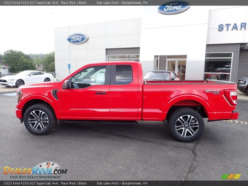 2023 Ford F150 XLT SuperCab 4x4 Race Red / Black Photo #2