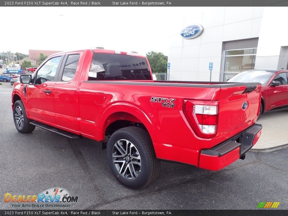 2023 Ford F150 XLT SuperCab 4x4 Race Red / Black Photo #3