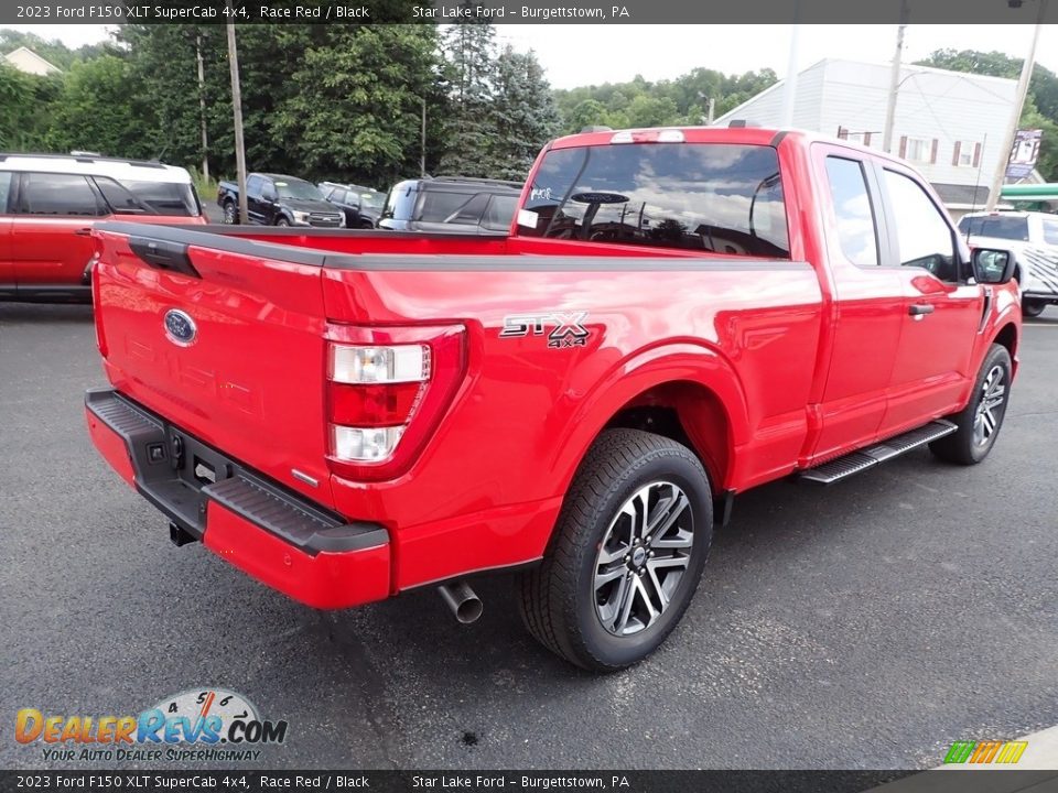2023 Ford F150 XLT SuperCab 4x4 Race Red / Black Photo #5