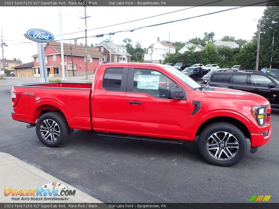 Race Red 2023 Ford F150 XLT SuperCab 4x4 Photo #6