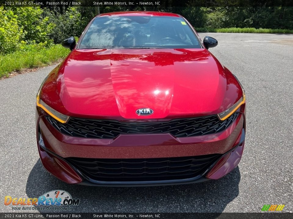 2021 Kia K5 GT-Line Passion Red / Black Photo #4