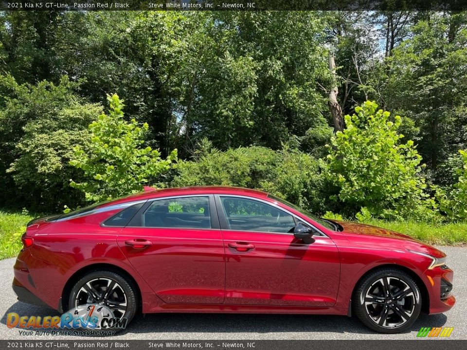 Passion Red 2021 Kia K5 GT-Line Photo #6