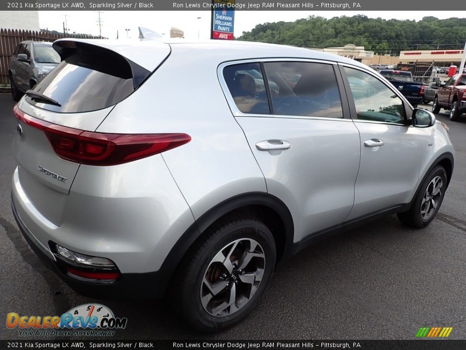 2021 Kia Sportage LX AWD Sparkling Silver / Black Photo #6