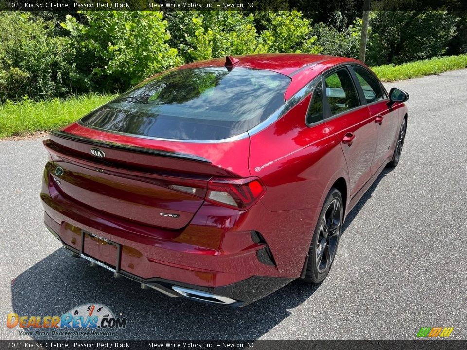 2021 Kia K5 GT-Line Passion Red / Black Photo #7